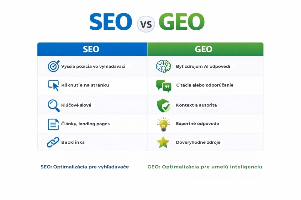 GEO optimalizácia webu